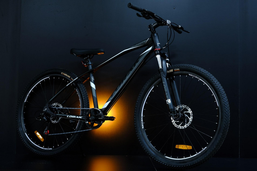 LORAK Safe 27,5 Prom Матовый Чёрный/Белый 17р (на рост 155-173)