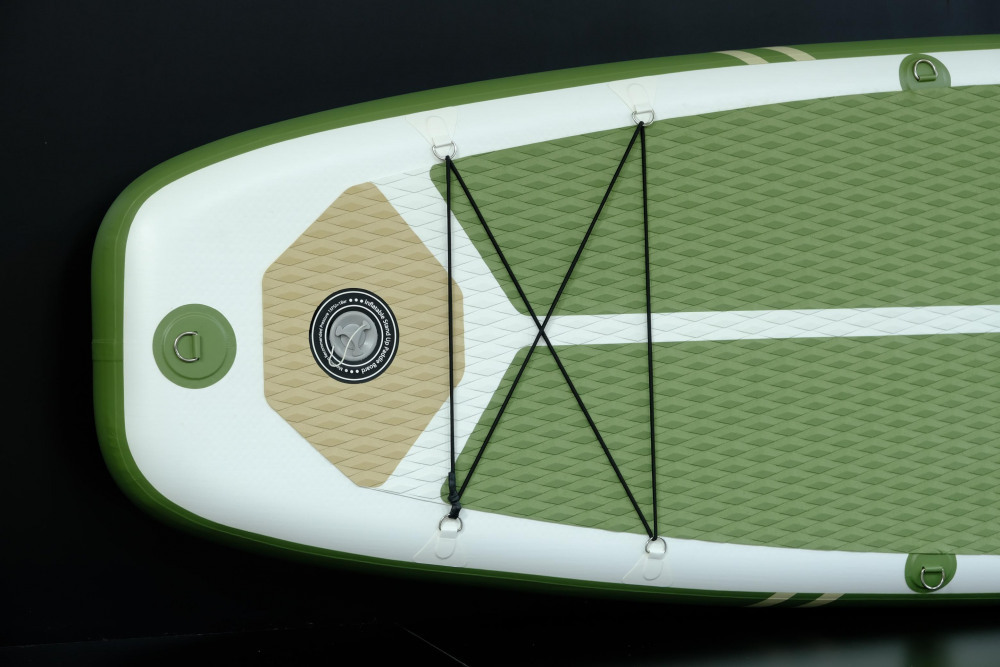 Сапборд Lorak 904 (320*84*15) бело-коричневый, код 77904