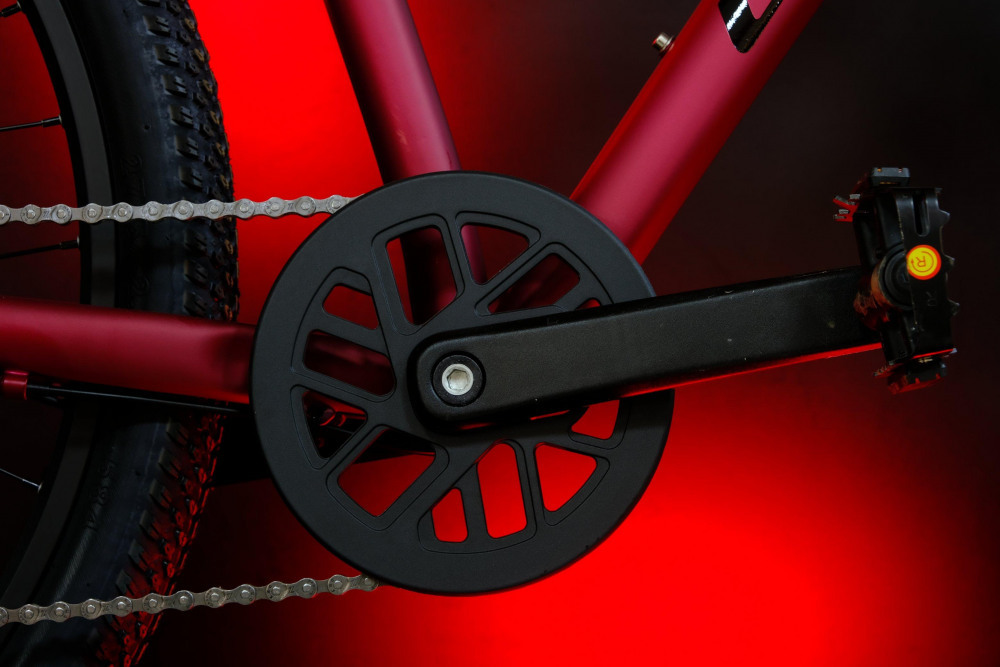 LORAK 2.0 8 sp Матовый Чёрный/Красный 19р (на рост 171-182)